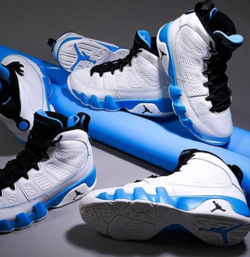 Cheap Air Jordan 9 Powder Blue spends memorial sale