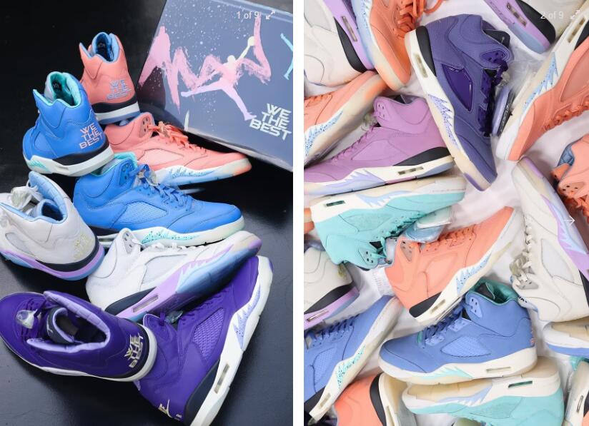 jordans cheap -DJ Khaled x Air Jordan 5 Our Team the very best Crimson Bliss