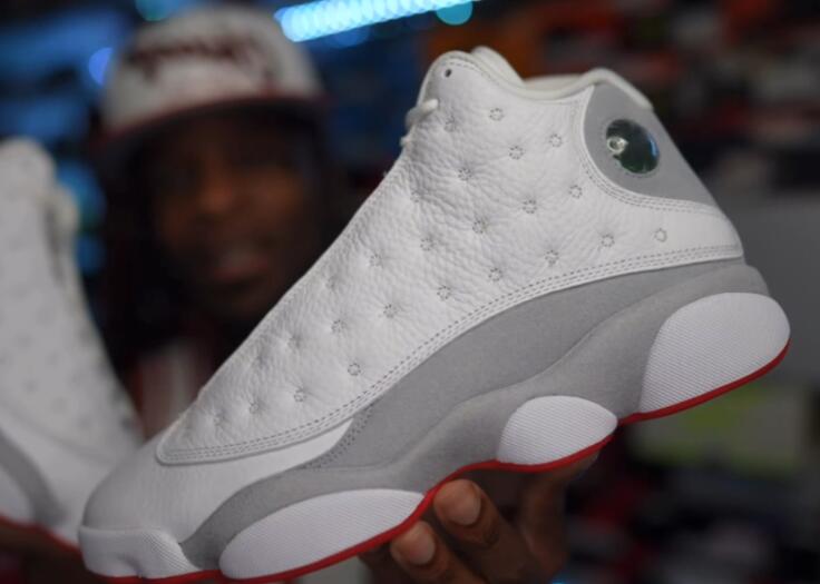 real cheap jordans with Air Jordan 13 Wolf Gray White online