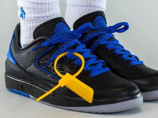 Air Jordan 2 Low black blue on sale