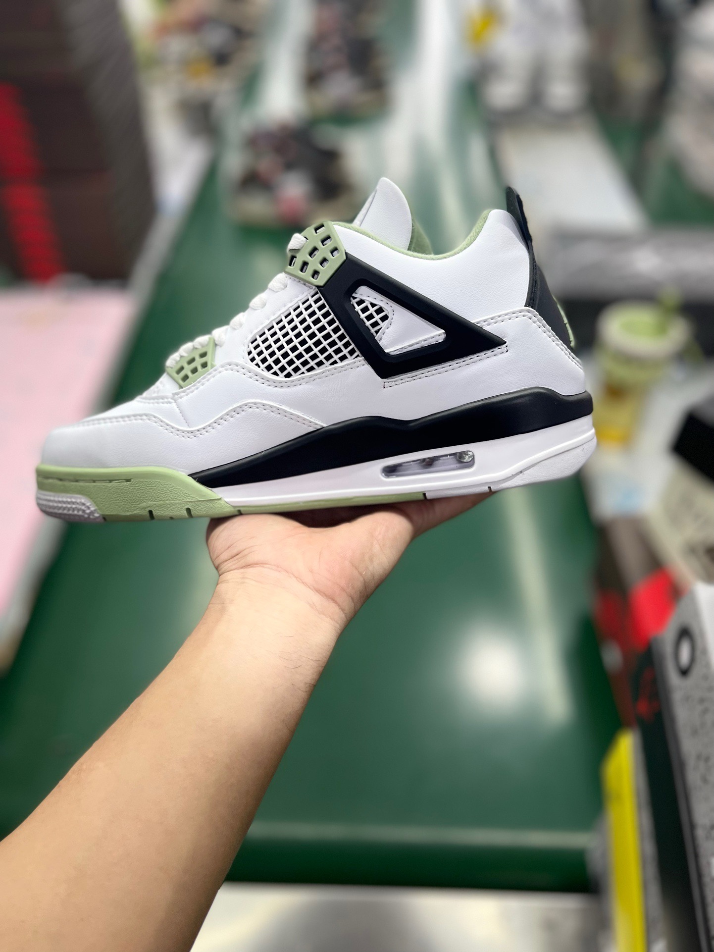 cheap real jordans New Air Jordan 4 Seafoam release
