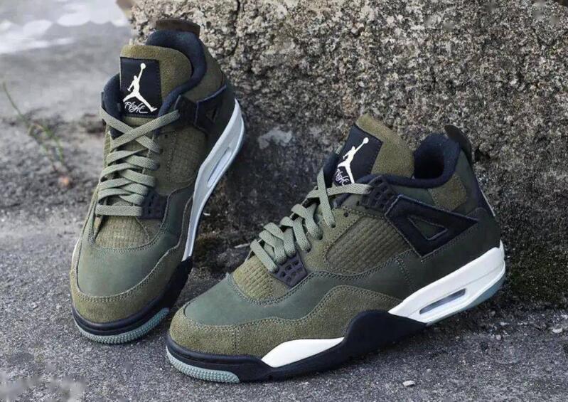cheap retro jordans -Air Jordan 4 Craft Medium Olive online