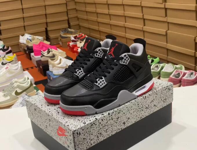The Air Jordan 4 Retro Premium Black for cheap